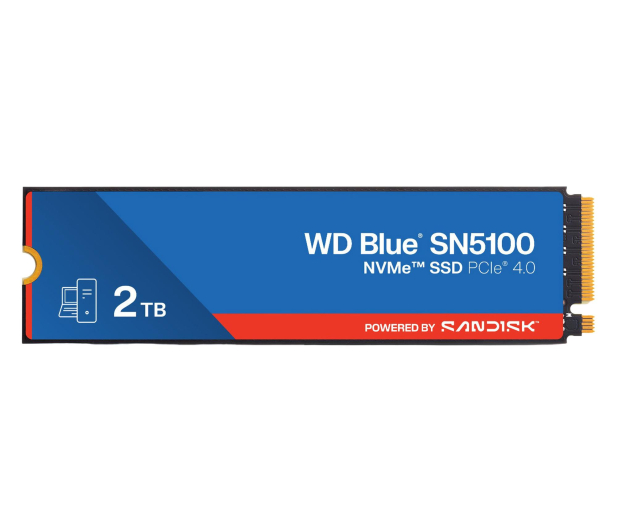 WD 2TB M.2 PCIe Gen4 NVMe Blue SN5100 - 1361033 - zdjęcie